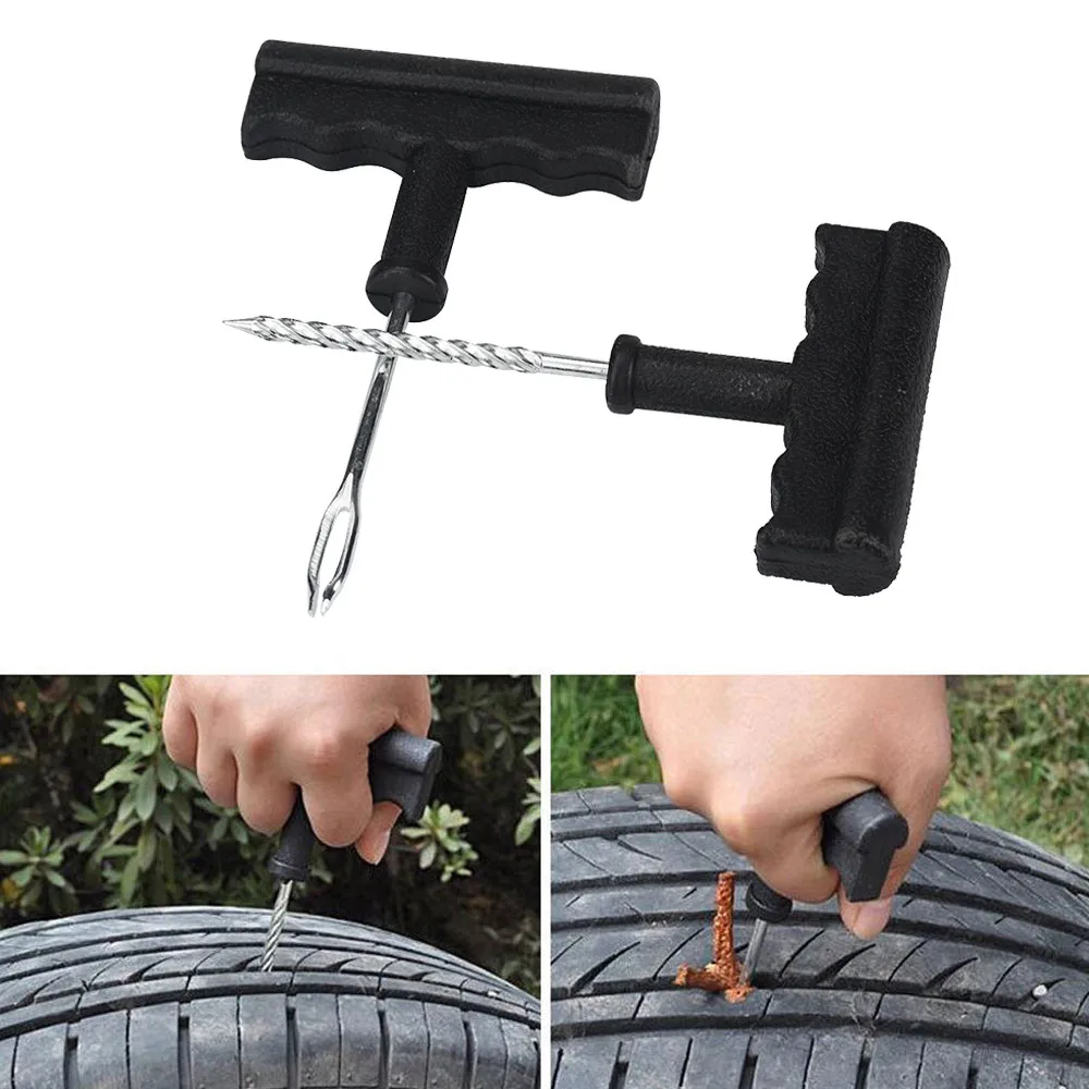 Buy Hot sale Car Tubeless Tyre Tire Puncture Repair Plug Kit Needle Patch Fix