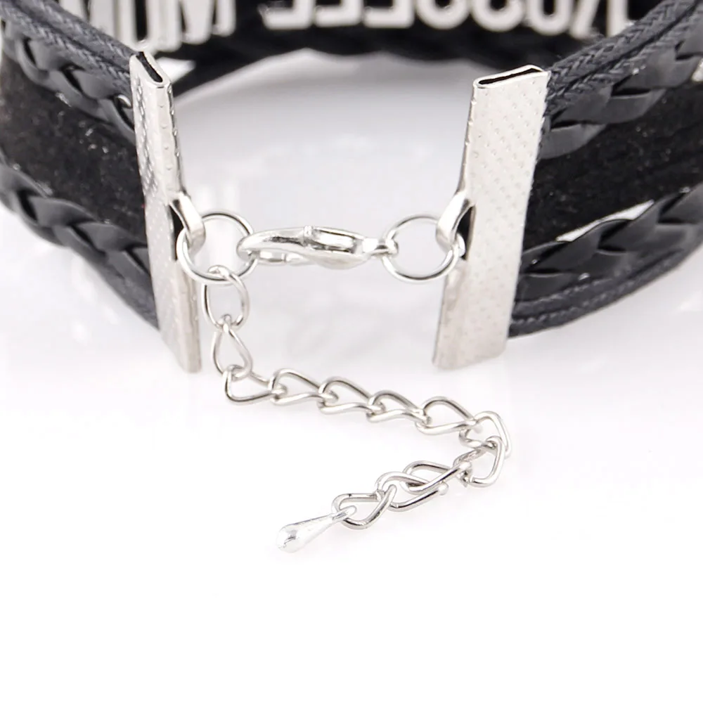 Маленький Браслет Minglou Infinity Love HUSKY мужские браслеты с кожаным ремешком для