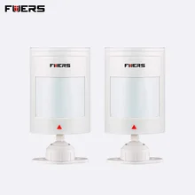 Fuers 2pcs Wired PIR Infrared Motion Sensor Detector for 10A 11A G2 G19 G90B GSM PSTN