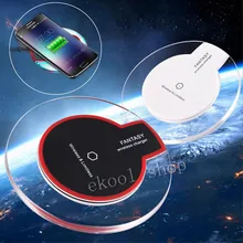 Fantasy Crystal Wireless Charging Pad Qi Charger Dock For Apple iphone SE 5 5S 6 6Plus 6S 6S Plus 7 7 Plus+Receiver Adapter