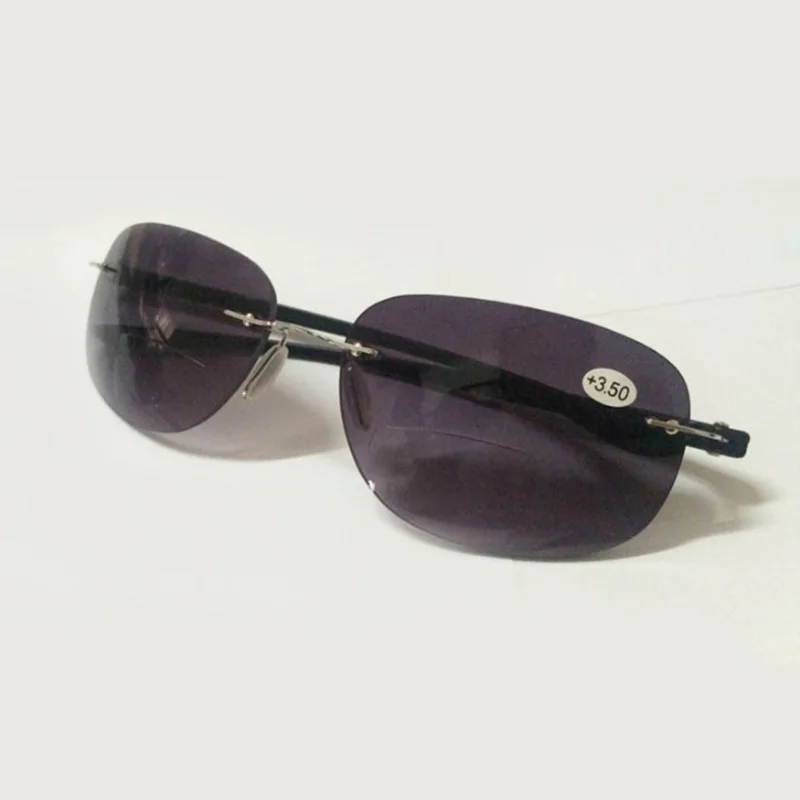 

New reading glasses high quality bifocal glasses frameless sun reading glasses men and women reading glasses diopter 1.0-3.5