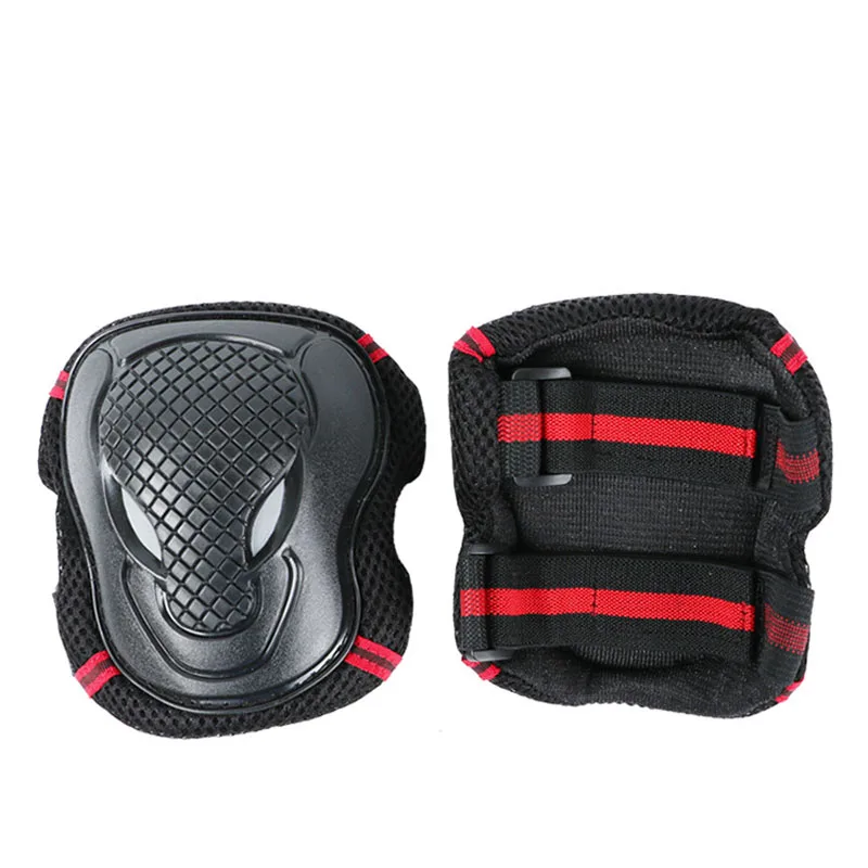6Pcs/Set Skating Skateboard Roller Blading Elbow Knee Wrist Safety Protective Gear Sport Pad Guard TK-ing