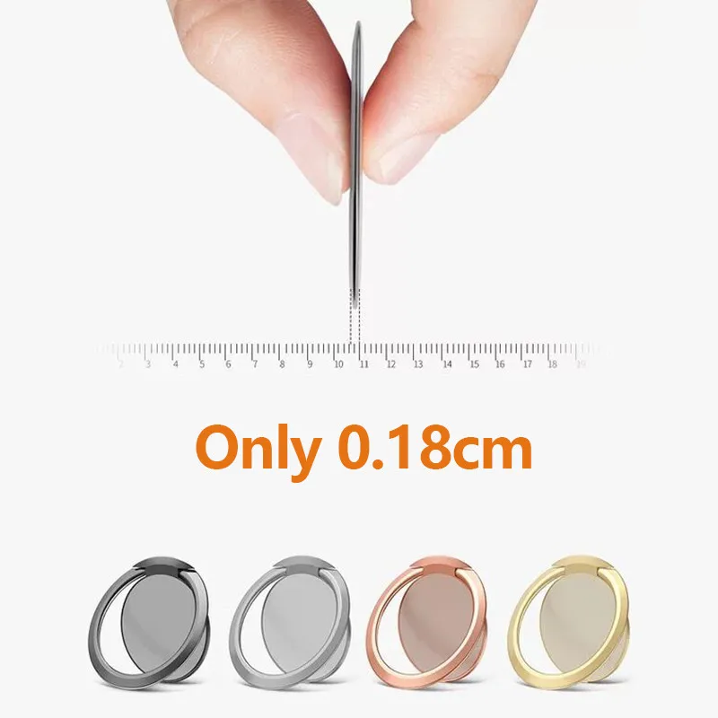 

Luxury metal Mobile Phone Socket Holder Universal 360 Degree Rotation Finger Ring Holder Magnetic Car Bracket Stand Accessories