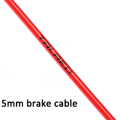 5mm Brake RED Бренд 3 метра шоссейный велосипед MTB тормозной кабель дисковая линия тормозной провод кабель Линия/переключения передач велосипедный велосипед тормозной кабель комплект 5 цветов - Цвет: 5mm Brake RED