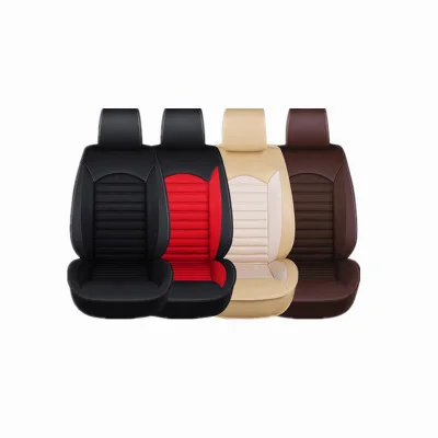 

Automobiles Seat Covers General High Quality Comfortable Leather Flax Covers For Car Full Seats Four Seasons Car Seat Cover