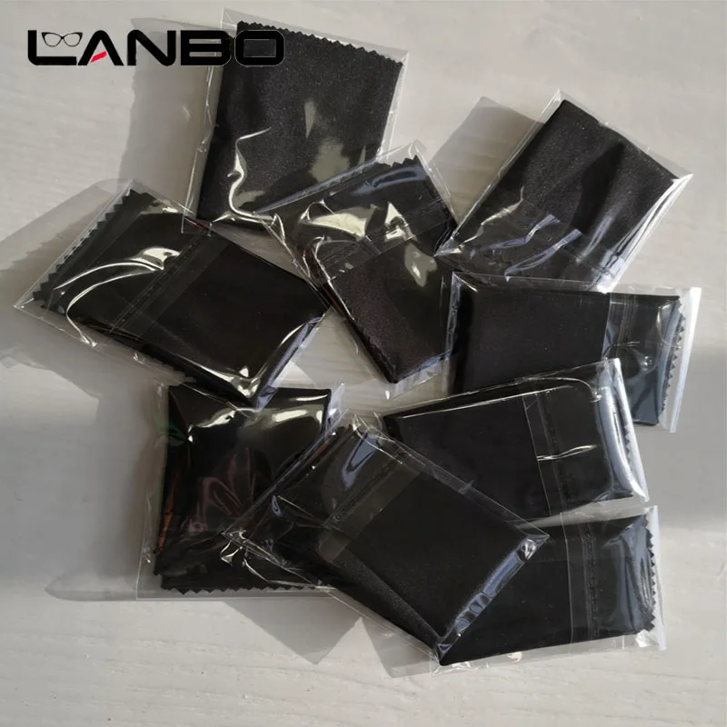LANBO независимая упаковка линз 15x15 см Салфетка для очистки одежды из микрофибры