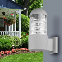 Современный Крытый и открытый декоративные светодиодные E27 настенный светильник Водонепроницаемый IP65 Алюминий Стекло абажур настенный светильник AC 85-240 В Уличный настенный светильник влагозащищенны