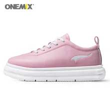 ONEMIX/женские кроссовки на высокой платформе; женские кроссовки на каблуке 5 см, увеличивающие рост; розовые уличные ботинки для девочек; модная Классическая обувь