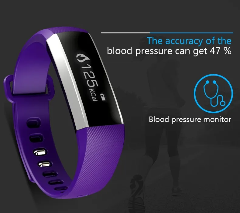 Smart Sport Bracelet Watch Fitness Tracker Smartband Monitoring Wristband Heart Rate Monitor Smart Band