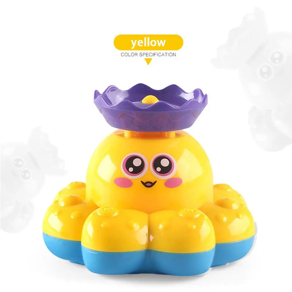 Для детей для игры в ванной электрическая игрушка с брызгами форма осьминога