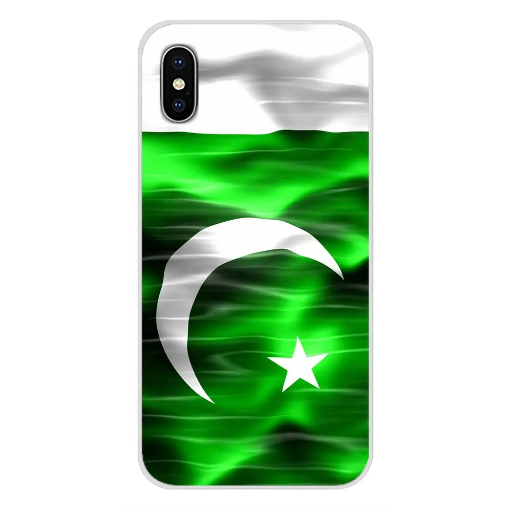 Флаг Пакистана баннер «Луна», «Звезды» искусства для samsung Galaxy S4 S5 мини S6 S7 край S8 S9 S10 Plus Note 3 4 5 8 9 чехол для телефона чехлы