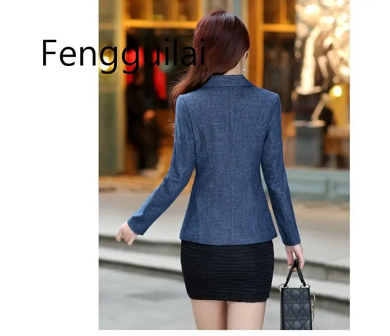 Plus Size 4XL Women Blazers And Jackets 2019 New Spring Autumn Slim Single Button Blazer Feminino office Commerce Blazer Female
