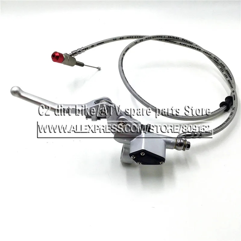 Hydraulic clutch 1200mm lever master cylinder for125-250cc Vertical Engine Off road Motorcycle Pit Dirt Bike Motocross Hydraulic clutch 1200mm lever master cylinder for125-250cc Vertical Engine Off road Motorcycle Pit Dirt Bike Motocross