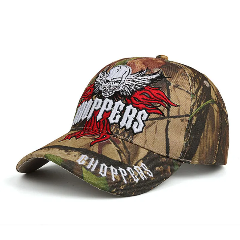 2018 baseball cap camo skull embroidery cap men hip hop caps