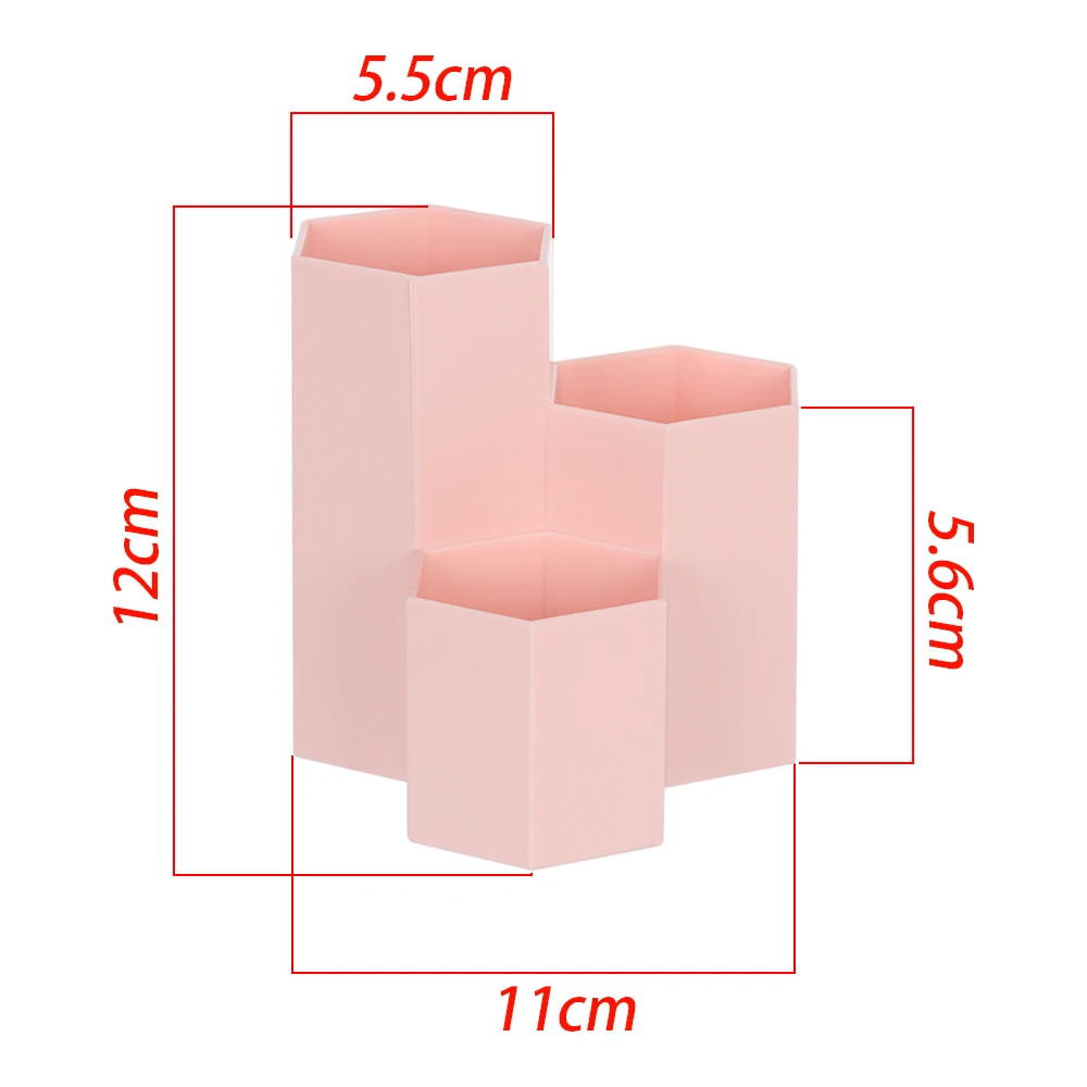 1 шт. модный домашний офисный шестигранный держатель для карандашей и ручек, косметичка для хранения, органайзер для ящика стола