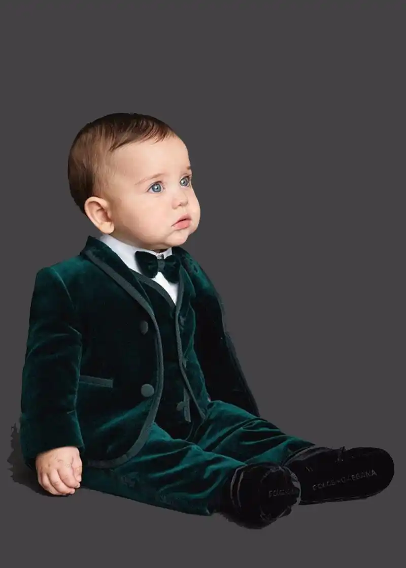 baby boy velvet jacket