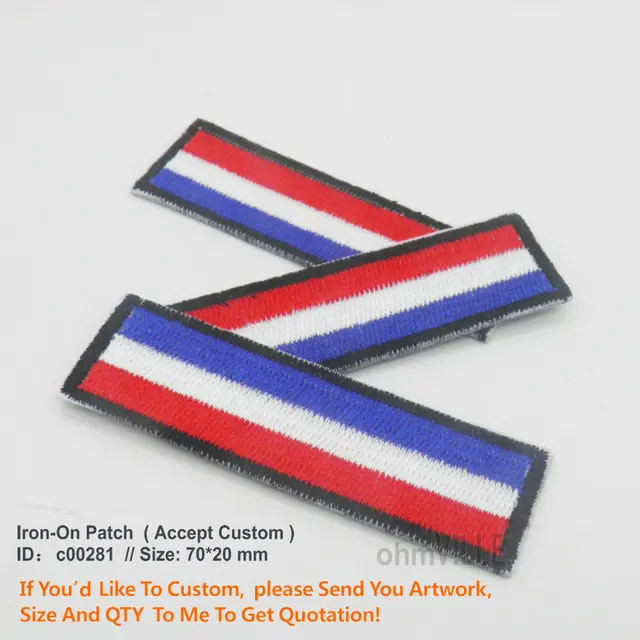 Nieuwe Collectie Nederland Vlag Patches Ijzer Op Geappliceerd 3D