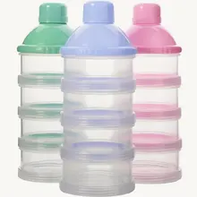 Детская четырехслойная съемная коробка для сухого молока, коробка для рисовой лапши, коробка для закусок, коробка для хранения сухого молока, сетка для сухого молока