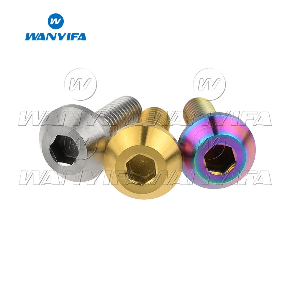 Wanifa Винт С Титановым болтом M6X20mm коническая шариковая головка для тормозов