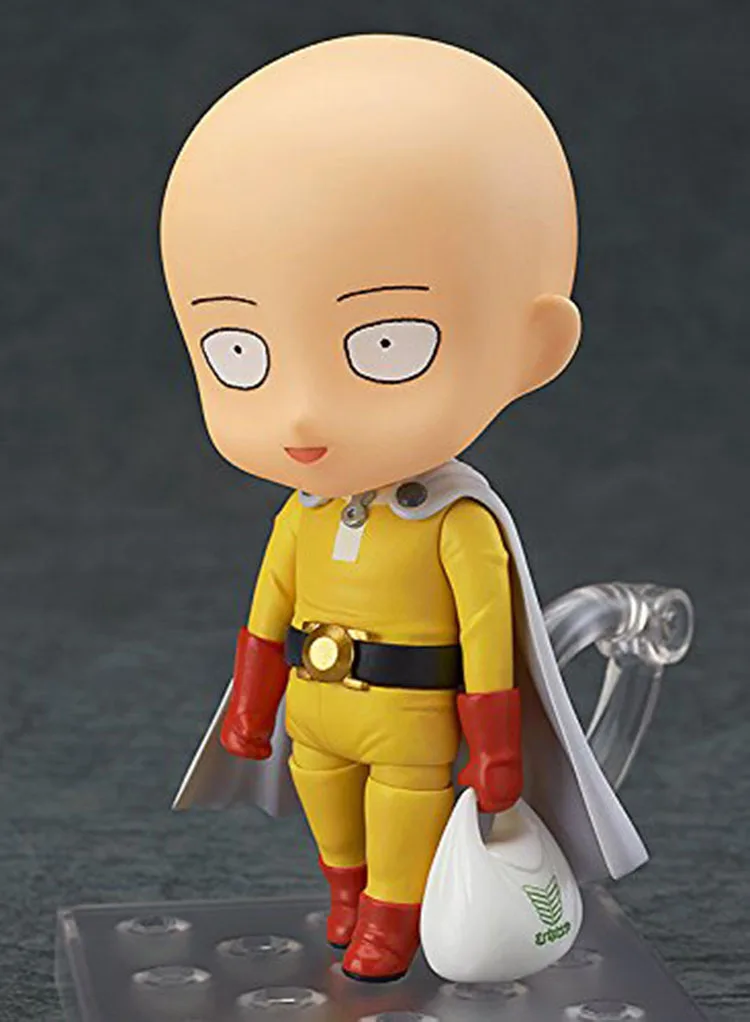 Аниме Фигурка Сайтама Nendoroid 575 один удар человек ПВХ Фигурки Модель игрушки 12 см для подарка брелок в виде фигуры унисекс тренд