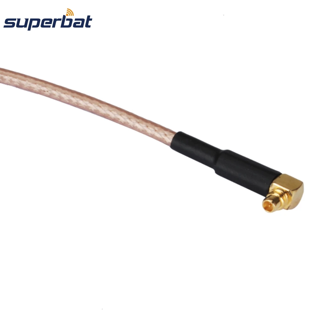 Right Angle to Straight Male Cable Jumper for GPS RF Antenna