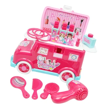 

19pcs Kids Pretend Role Play Makeup Kit Beauty Salon Toys Play Sets for Girl Birthday Gifts