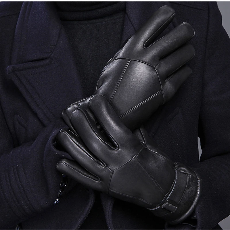 warm-gloves-men's-winter-riding-motorcycle-leather-gloves-thick-natural-wool-gloves-men's-cold-cotton-gloves