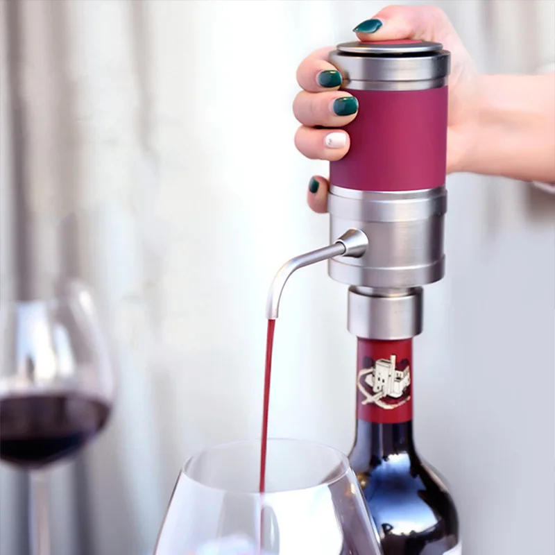 Electric Red Wine decanter Aerator Magic One Touch Control Fast Wine