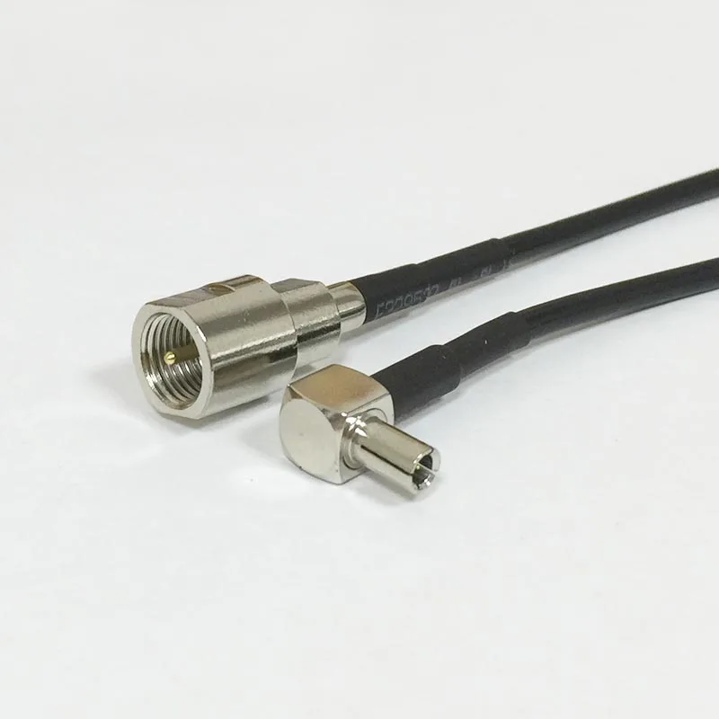 New Fme Male Plug Switch Ts9 Right Angle Connector Rg174 Jumper Cable
