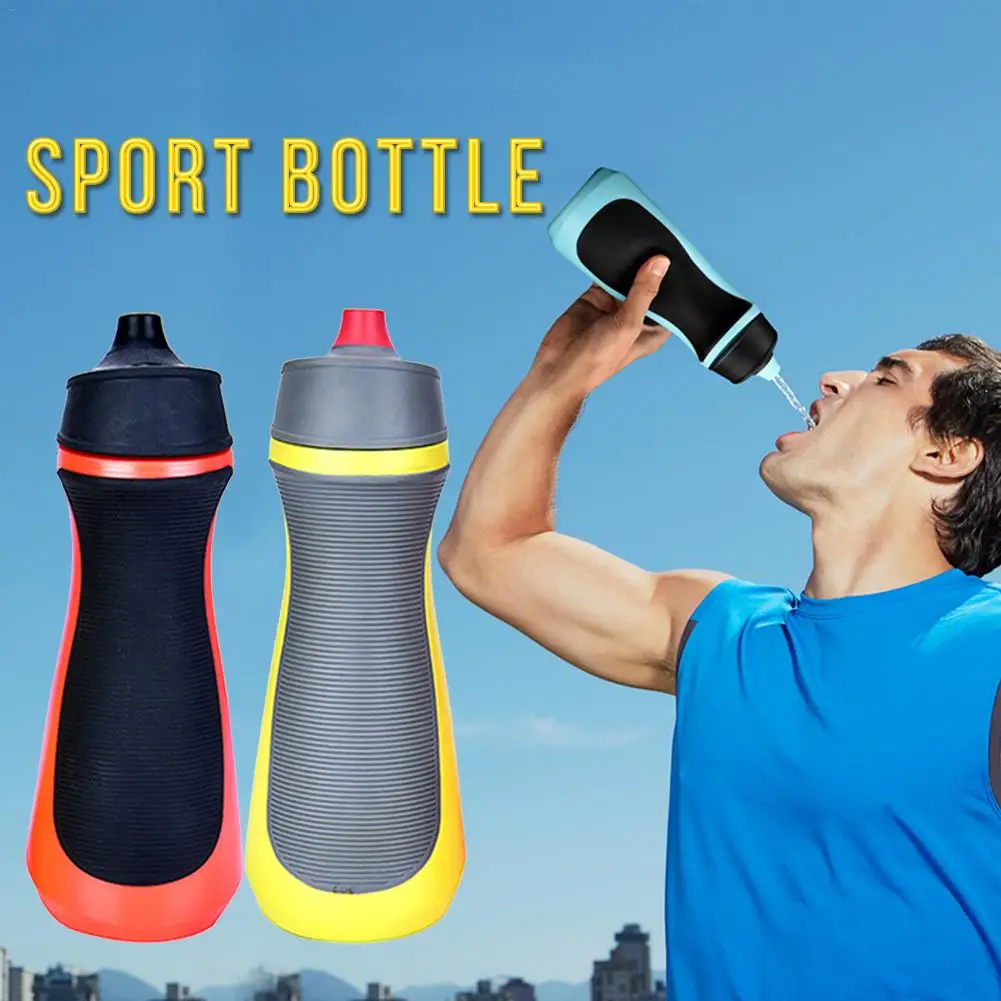 Нескользящая велосипедная Спортивная бутылка для спорта на открытом воздухе Pe Спортивная бутылка для спортзала на открытом воздухе велосипедная бутылка BPA-Free