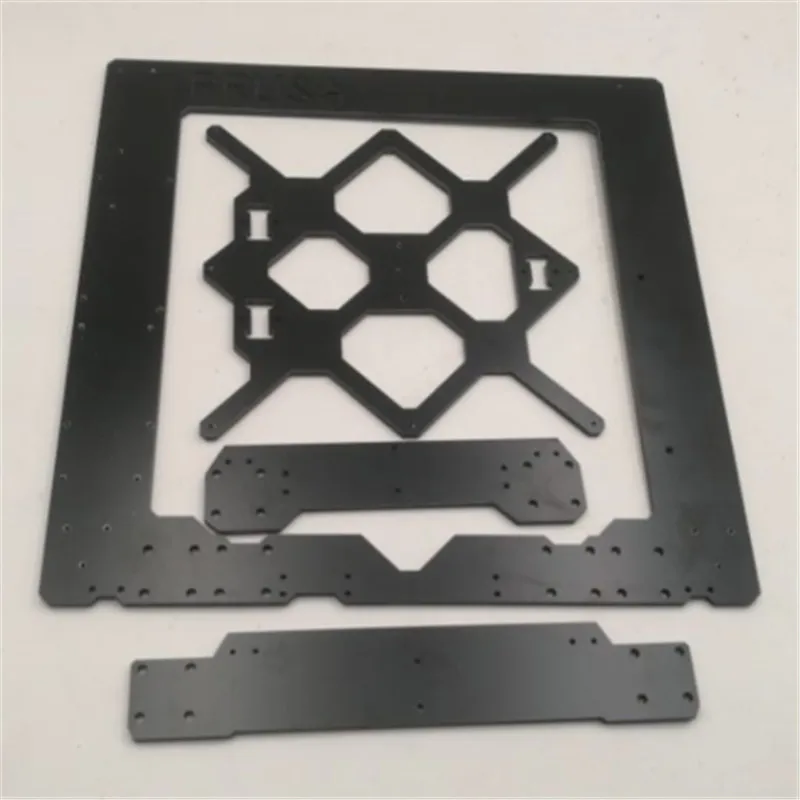 Комплект алюминиевых композитных рамок Funssor Reprap Prusa i3 MK3 черного цвета 6 мм рамка