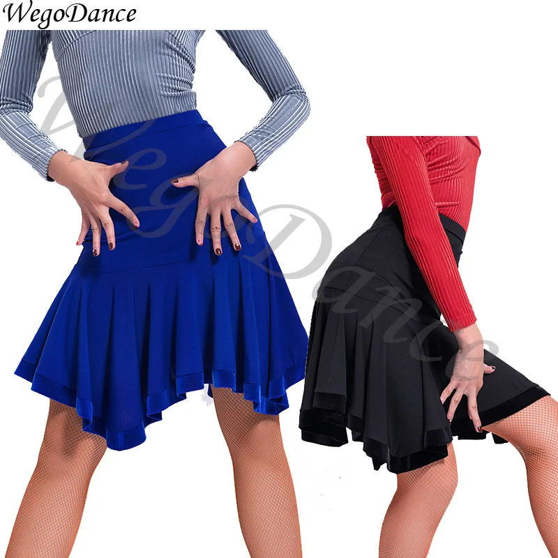 latin dance skirt lotus leaf skirts acrobatic clothing girl latin
