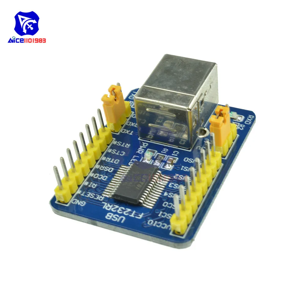Модуль преобразователя FT232RL USB Type B в Serial/TTL для Arduino|Интегральные схемы| |