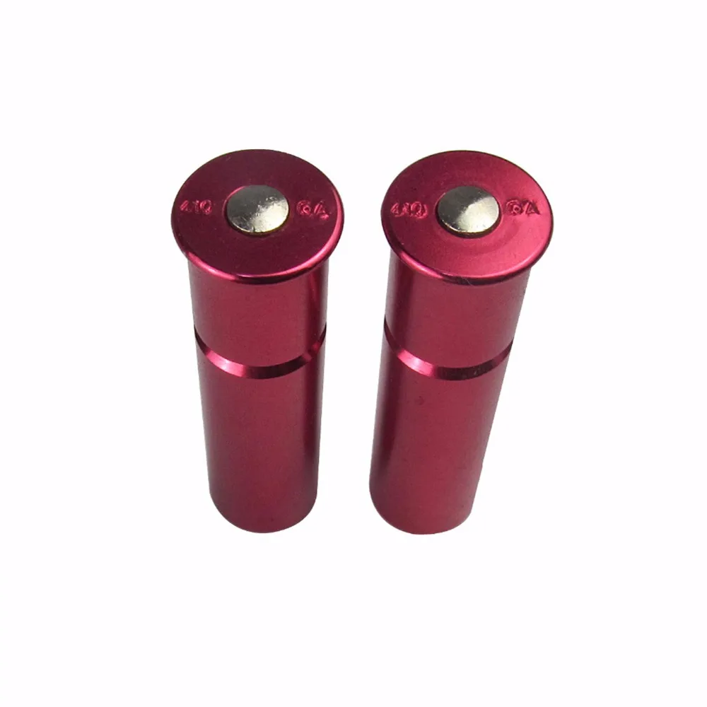 Tourbon 2pcs 410 Gauge Shotgun Snap Caps Reusable Aluminum for Tactical Shooting Training