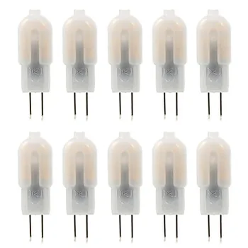 

10pcs G4 led 1.5W 12*2835SMD 300-360 LM Spot Lights T Decorative Corn Bulbs Bi-pin Light DC 12 V Replace Halogen Lamp 360 Degree