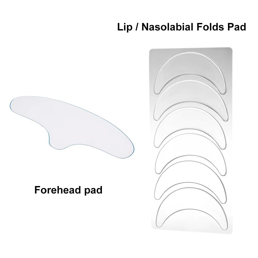 

Reusable Anti Wrinkle Face Pad Anti-aging Prevent Face Wrinkle Silicone Invisible Forehead Pad Nasolabial Lip Fine Lines Removal
