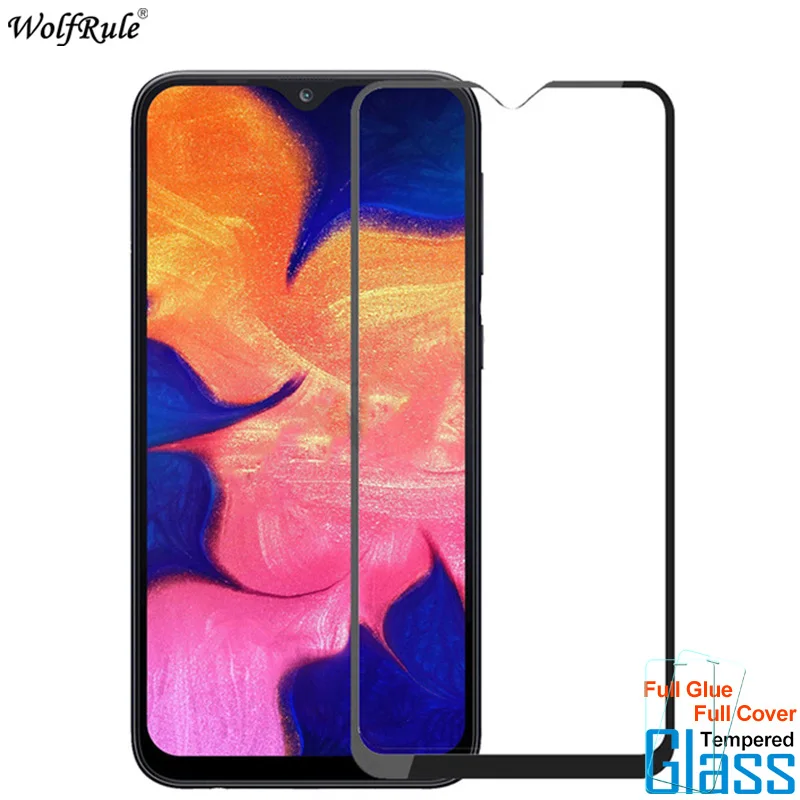 

2Pcs For Glass Samsung Galaxy A10 Screen Protector Full Glue Cover Tempered Glass For Samsung Galaxy A10 Glass A105 Phone Film