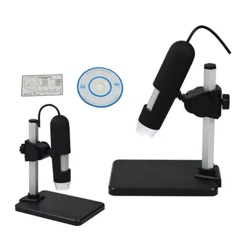

Portable USB Digital Microscope 1000X 8 LED Endoscope Magnifier Camera Lift Stand + Calibration Ruler