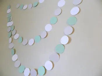 

Gender Neutral BABY Shower Decorations - ONEderland party garland - 10 fts banners - Mint to Be Wedding Decorations