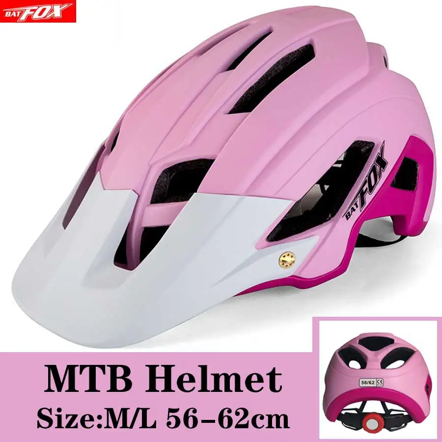 KINGBIKE велосипедный шлем со съемным козырьком Casco Ciclismo матовый черный велосипедный дорожный горный MTB шлем Мужской Женский шлем - Цвет: J-692-W6