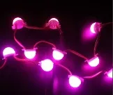 

string light WS2811 Diffused Full Color 3LED 5050 SMD RGB Programmable pixel Led Module 12V milky cover 30mm(dia) advertise lamp