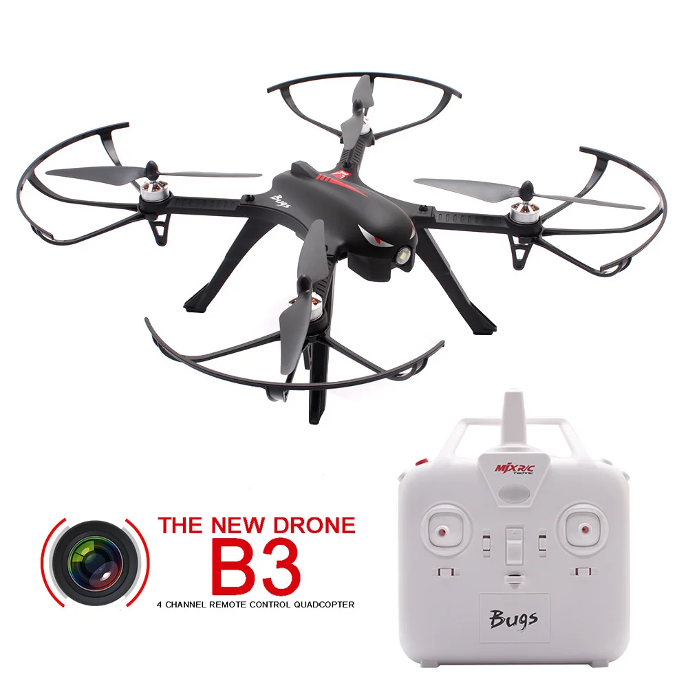 

Original MJX B3 Bugs 2.4Ghz 4CH Brushless Motor RC Quadcopter Drone With Gimbal &Camera Holder (MJX Bugs 3 B3 without camera)