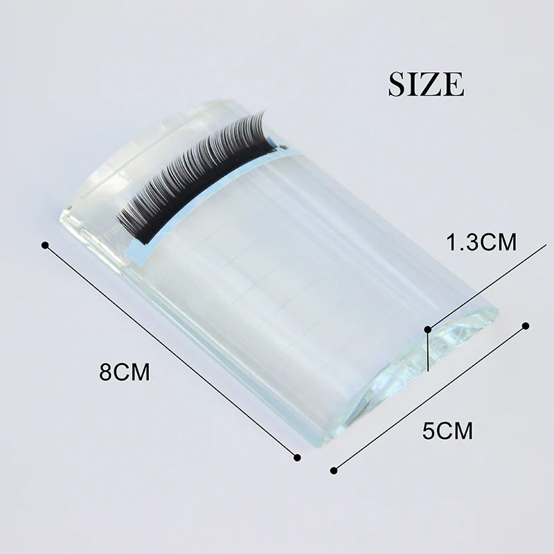 NATUHANA Transparent Eyelash Extension Crystal Glue Holder False Lash Tile Eyelash Stand Pad Pallet Lashes Holder Makeup Tool makeup tools beauty supplies makeup palette holder