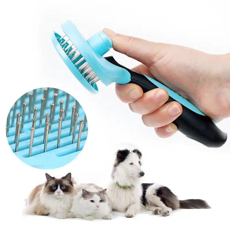 self cleaning slicker brush