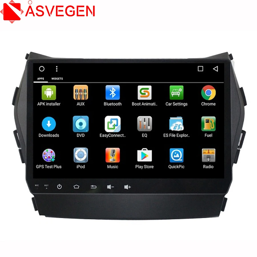 

Asvegen NEW Android 6.0 Quad Core Car GPS Navigation System Wifi Bluetooth Radio Multimedia Player For HYUNDAI Santa Fe IX45