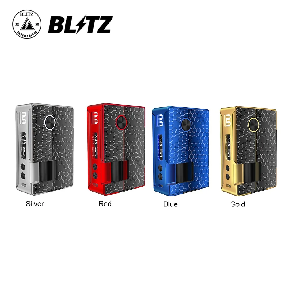 

Blitz Vigor 81W TC Squonk MOD with 10ml Bottle & 0.91 inch OLED screen power By 18650/20700 battery vs Drag 2/ shogun/ luxe Mod