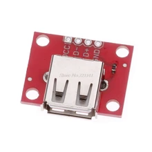 USB Female power usb type A Female модуль Breakout конвертер плата макет