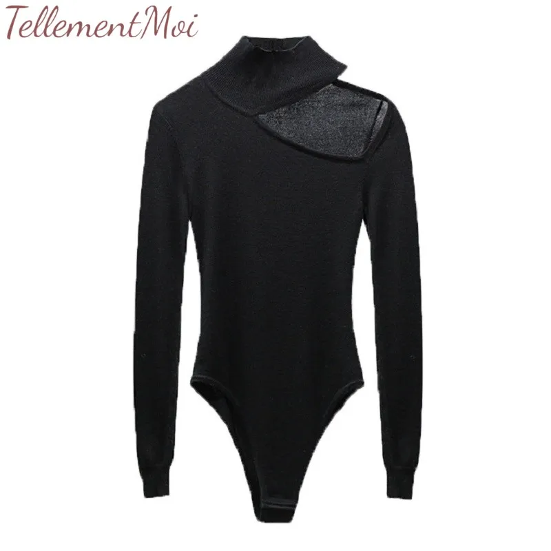 Black Knit Bottoming Shirt Turtleneck Long Sleeve Hollow Sweater Women Slim Knitted Pullovers Tee Thin 2019 Women Spring Tops Black Knit Bottoming Shirt Turtleneck Long Sleeve Hollow Sweater Women Slim Knitted Pullovers Tee Thin 2019 Women Spring Tops