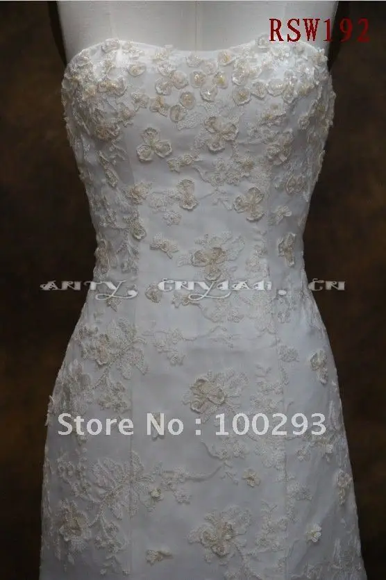 Rsw192 Кружево свадебное платье Casamento Vestido De Noiva de Renda