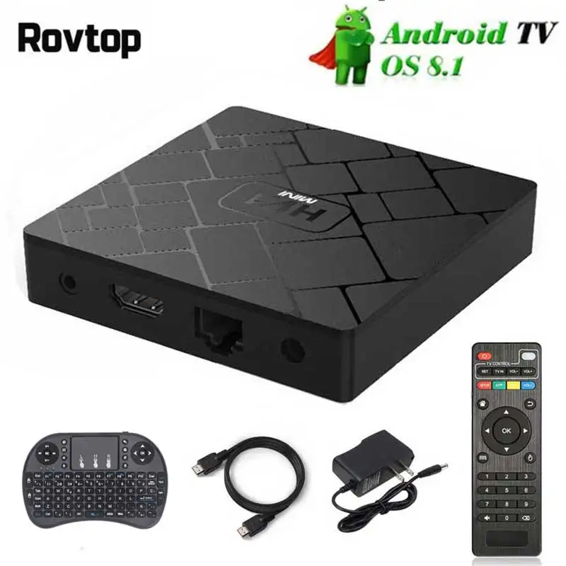 

HK1 Mini TV Box Android 8.1 2GB 16GB Rockchip RK3229 Quad Core 2.4G Wifi H.265 4K HD Google Player HK1mini Smart Set Top Box